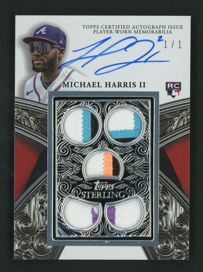 2023 Topps Sterling Michael Harris II Sterling Debuts Auto 1/1