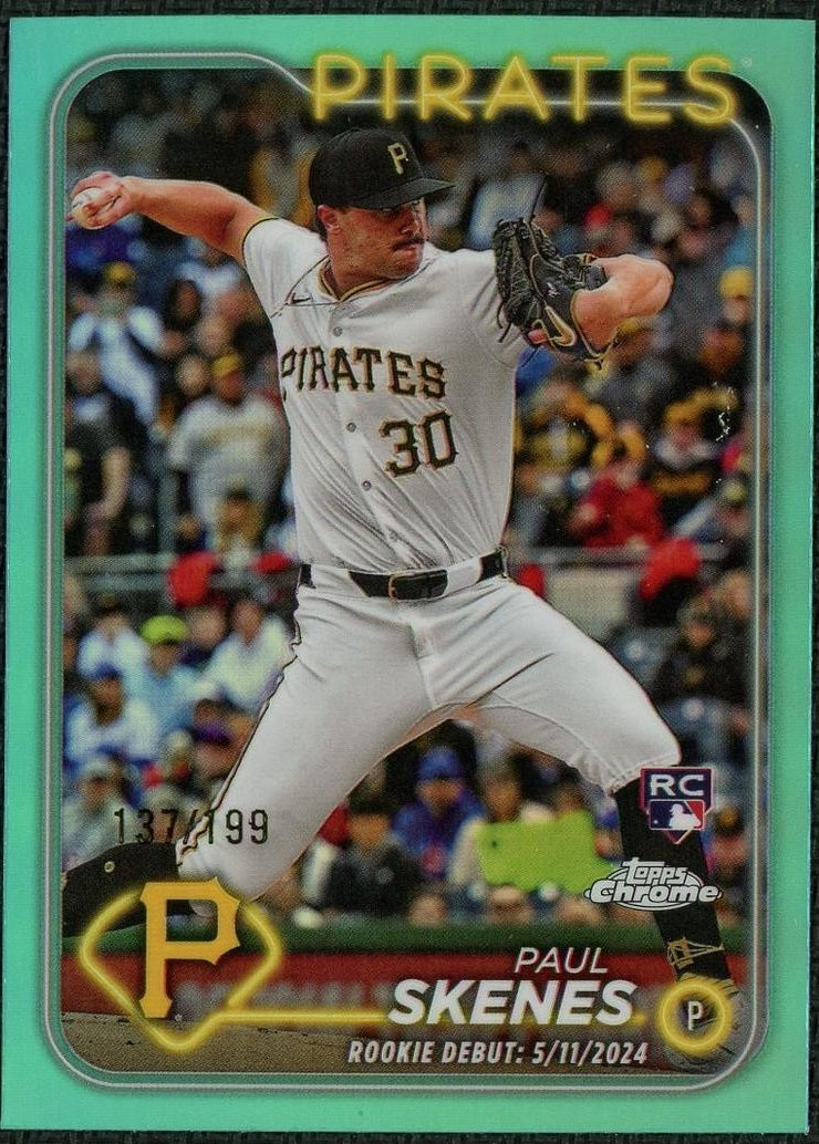 2024Topps Update Chrome Paul Skenes Rookie /199