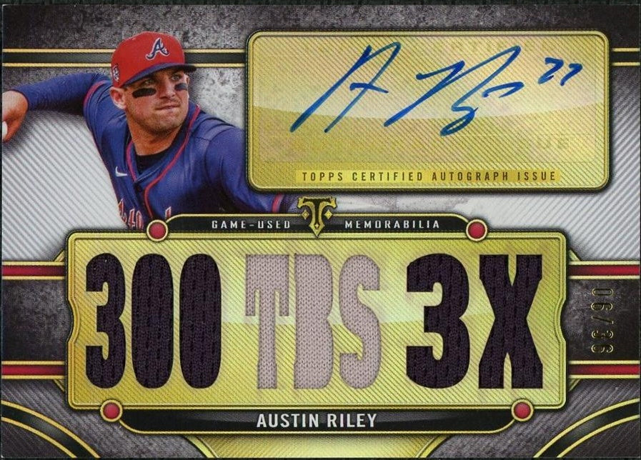 2024 Topps Triple Threads Austin Riley Patch Auto /36