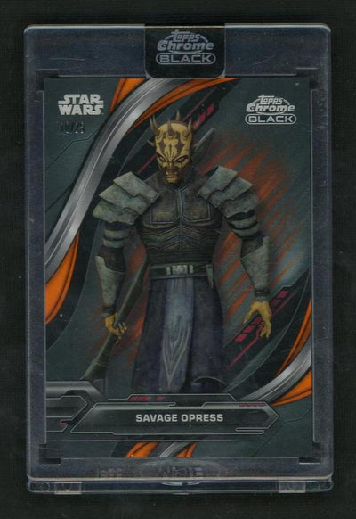 Topps Chrome Black Star Wars: The Clone Wars Savage Opress #SP-12