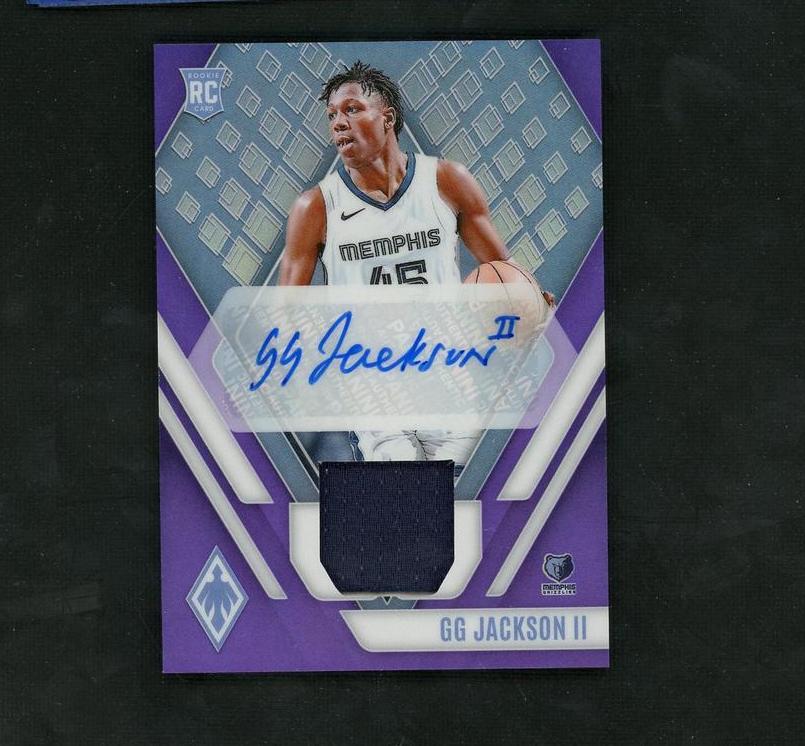 2023-24 Panini Phoenix Purple GG Jackson II #RJA-GGJ RC RPA /99