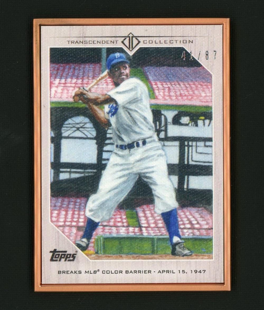 2017 Topps Transcendent Jackie Robinson #MLBMR-JR /87