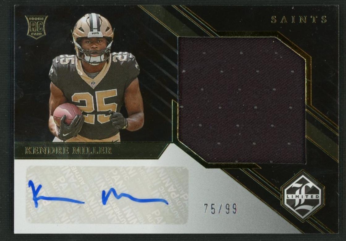 2023 Panini Limited Kendre Miller Rookie Patch Auto /99