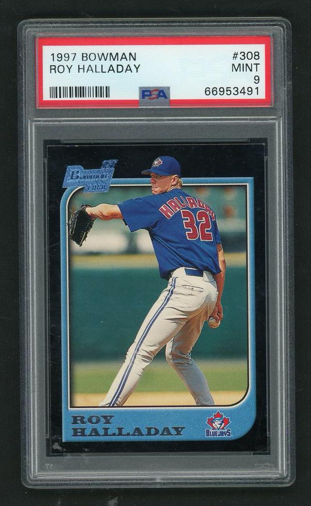 1997 Bowman Roy Halladay #308 RC PSA 9