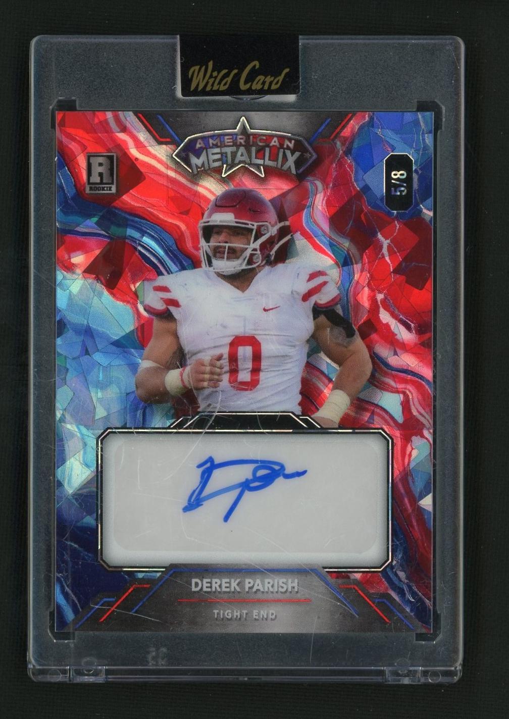 2023 Wild Card American Metallix Derek Parish #WMM-DPA Auto 1/1