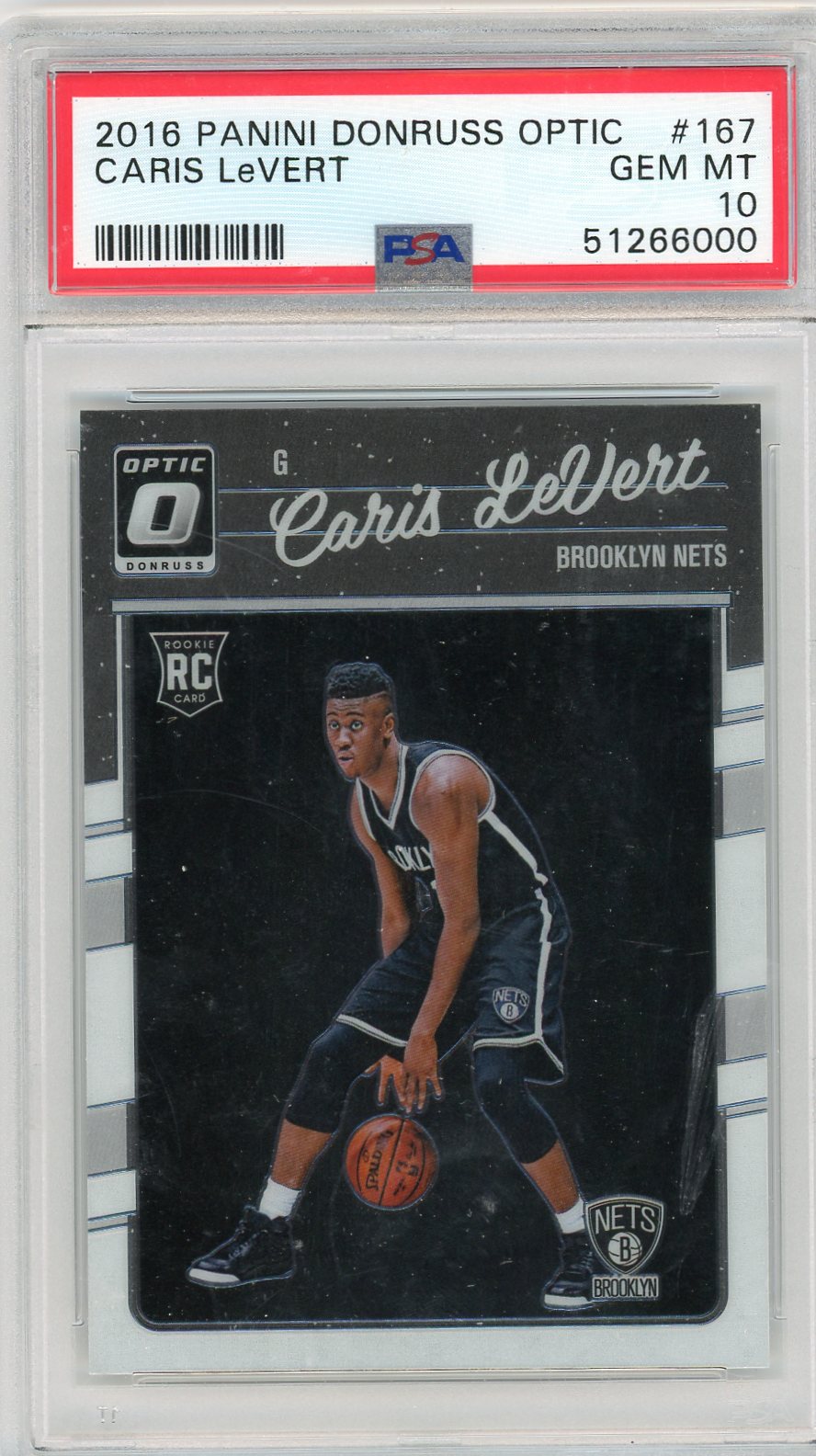 2016 Donruss Optic #167 Caris Levert PSA 10