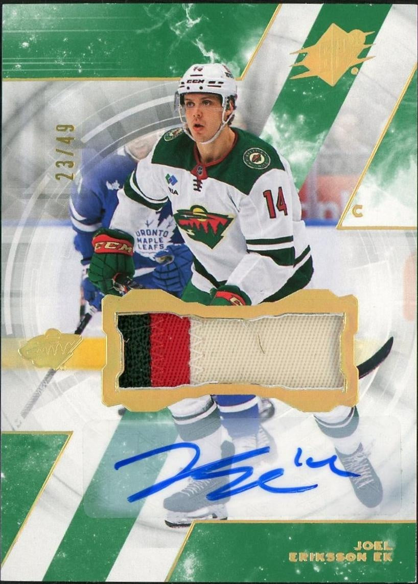 2023 Upper Deck Joel Eriksson Ek Auto Patch /49