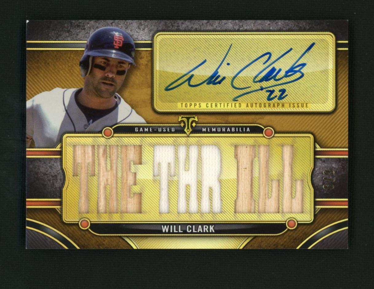 2024 Topps Triple Threads Will Clark #TTAR-WCL1 Auto Relic /27
