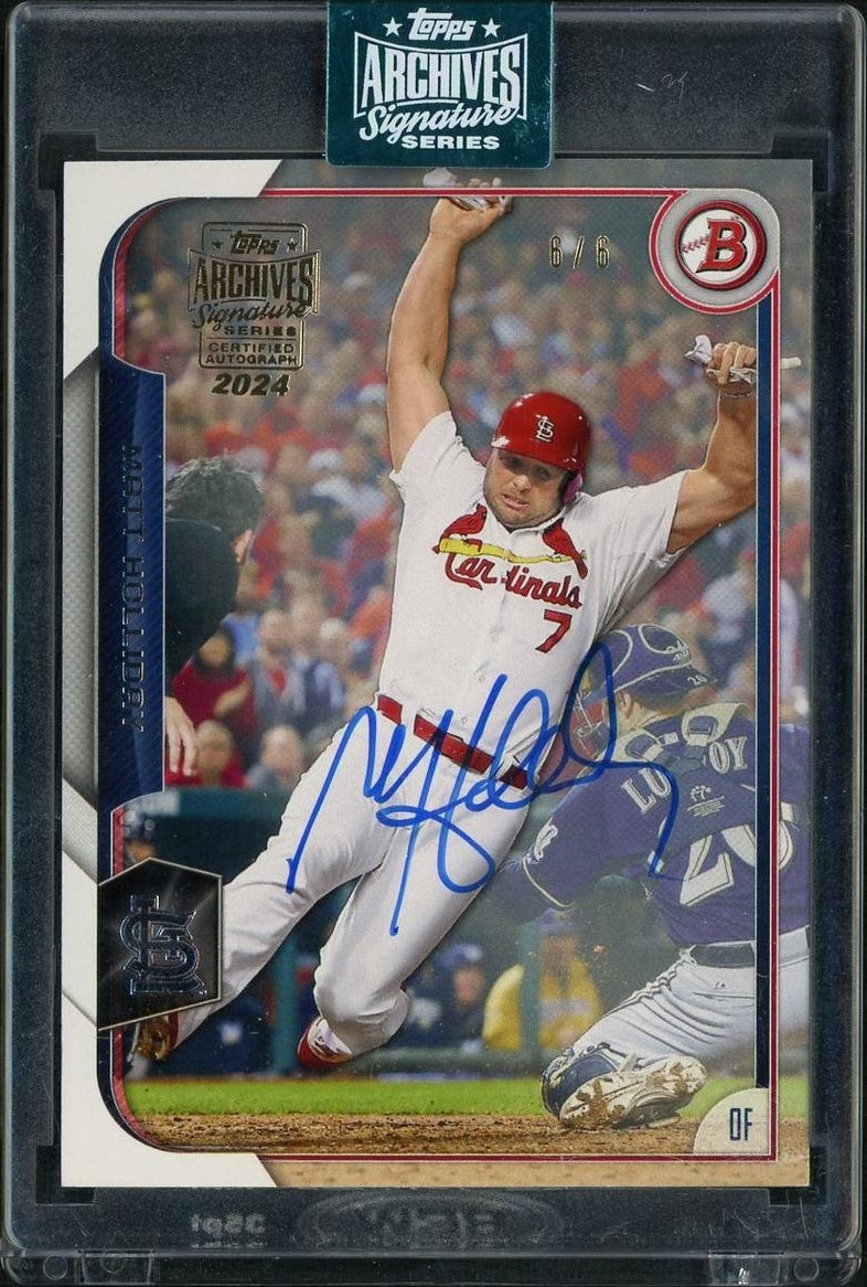 2024 Topps Archives Signature Matt Holliday #16 Auto /6