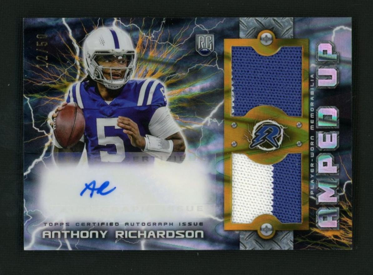 2024 Topps Composite RAUPA-AR Anthony Richardson Amped Up Rookie /50 Indianapolis Auto