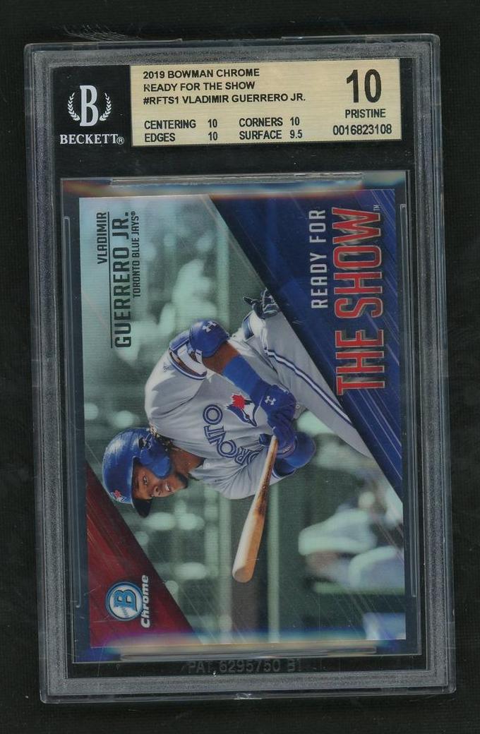 2019 Bowman Chrome Ready For The Show Vladimir Guerrero Jr. #RFTS-1 BGS 10