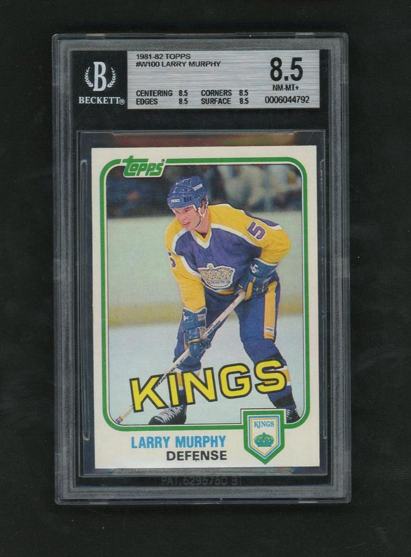 1981 Topps Larry Murphy #W100 BGS 8.5