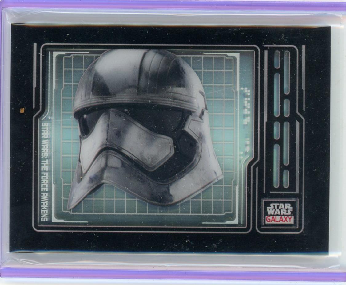 2024 Topps Star Wars Chrome Galaxy #AS-13 Captain Phasma Helmet 