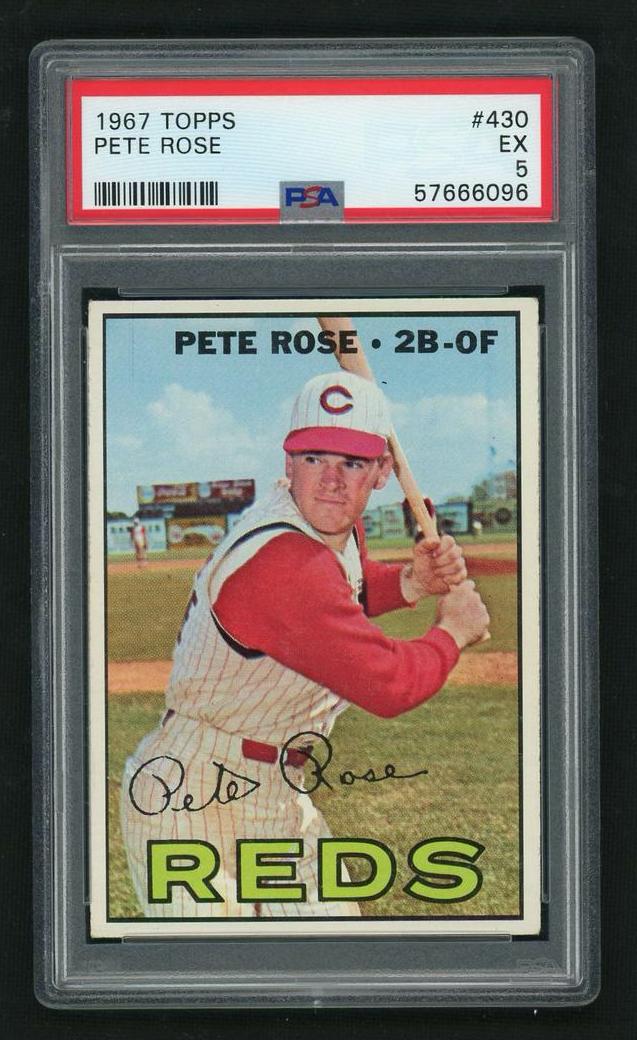 1967 Topps Pete Rose #430 PSA 5