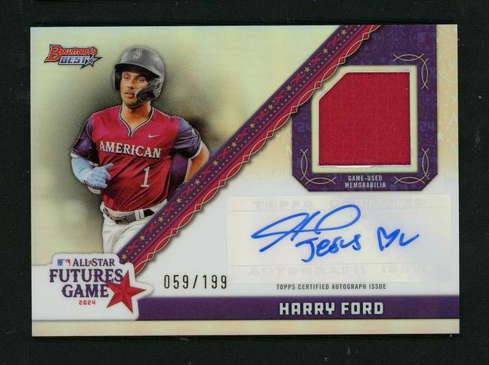 2023 Bowman Harry Ford All-Star Futures Game /199 Seattle Mariners Auto
