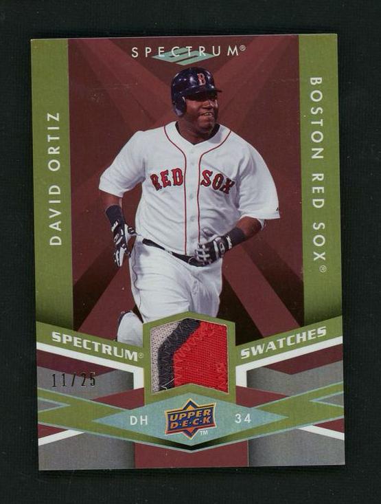 2009 Upper Deck Spectrum Spectrum David Ortiz #SS-DO Patch /25