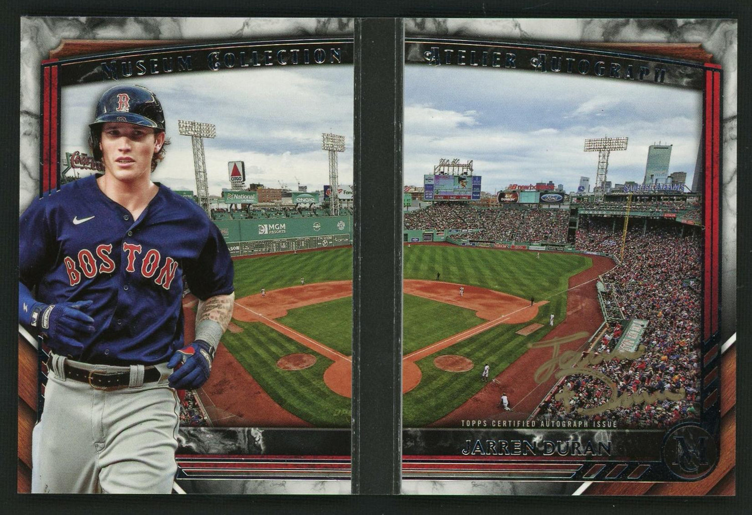2022 Topps Museum Collection Atelier Jarren Duran #AABC-JD Auto /25