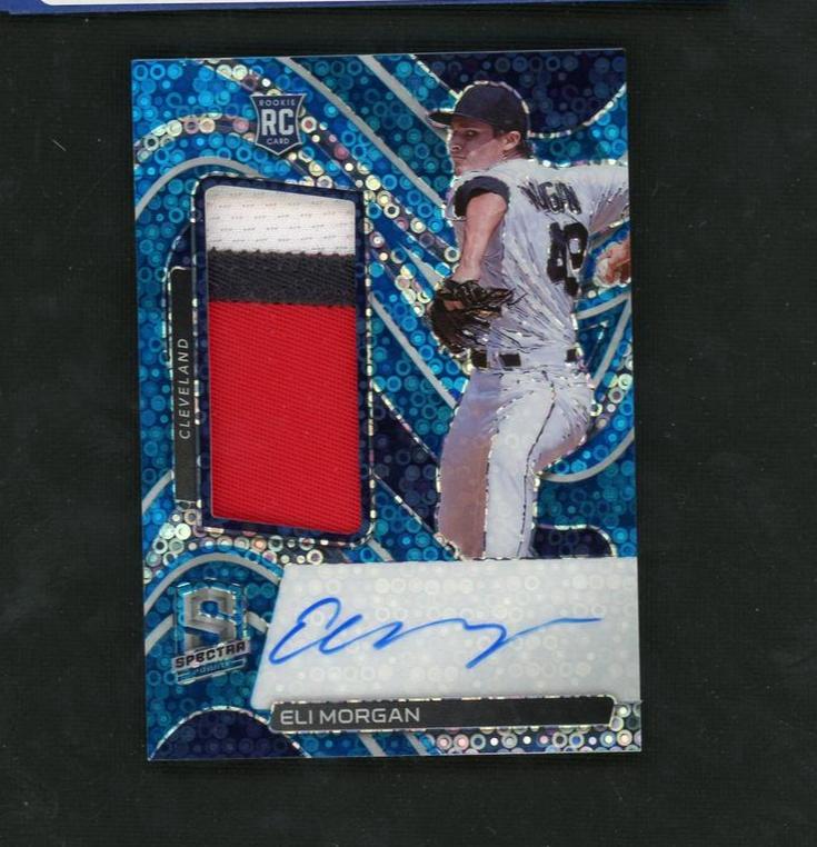 2022 Panini Spectra Prizm Eli Morgan #149 RC Patch Auto /99