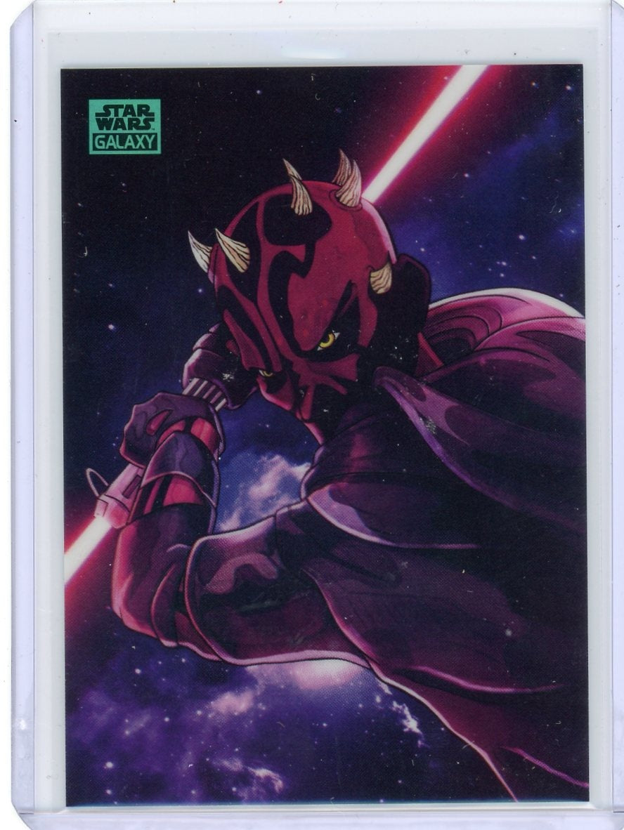 2024 Topps Star Wars Chrome Galaxy #AS-B Galactic Maul Art /199