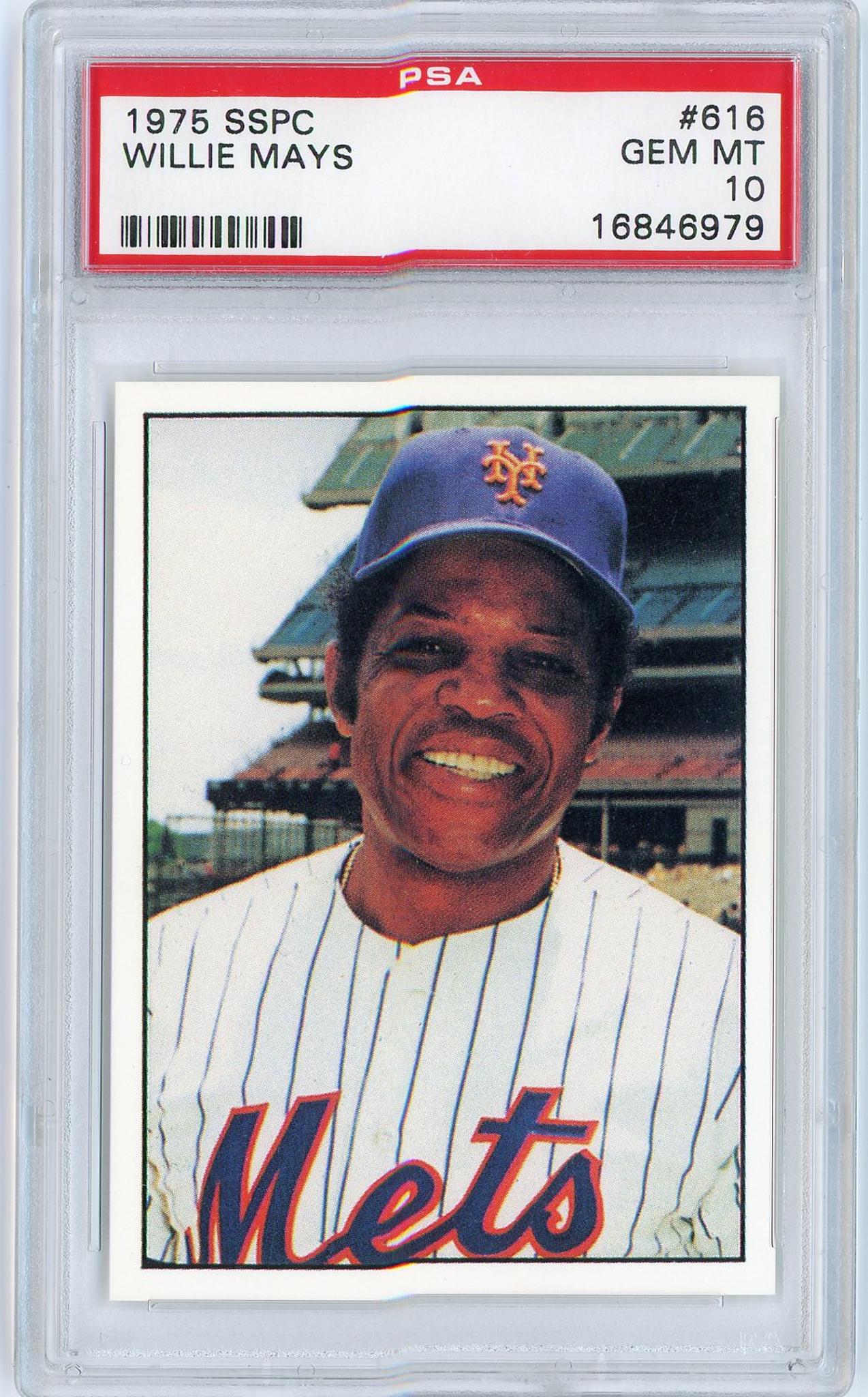 1975 Sspc #616 Willie Mays PSA 10