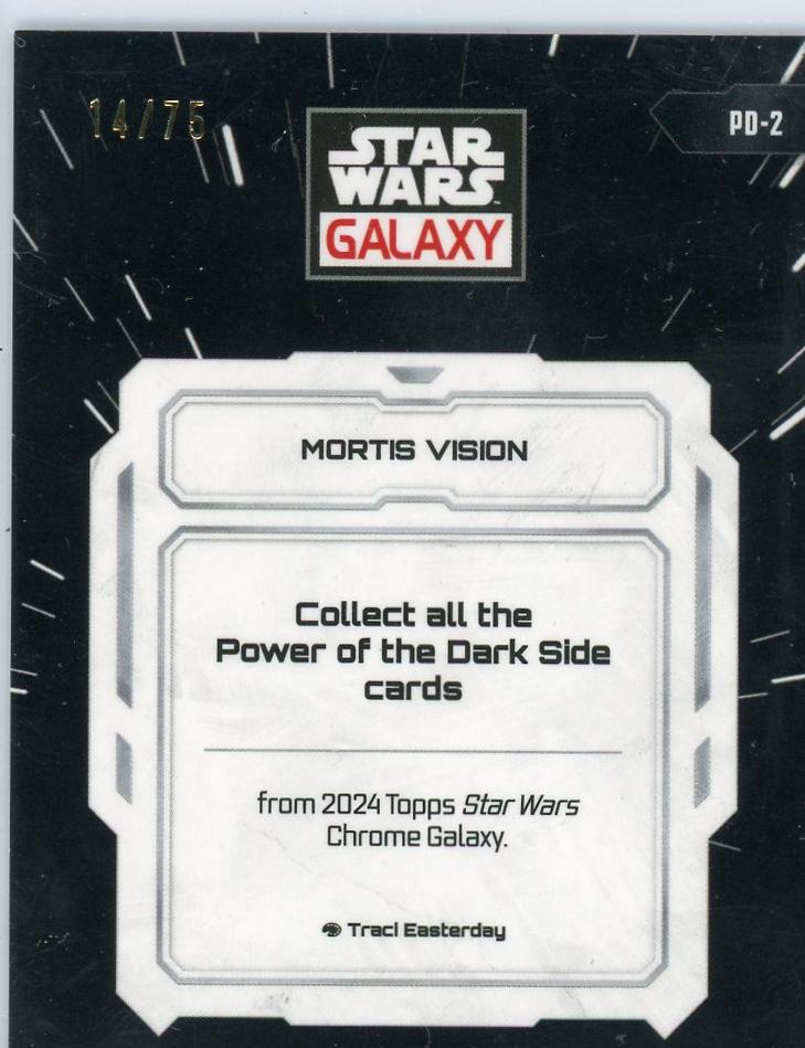 2024 Topps Chrome Galaxy Power of the Dark Side