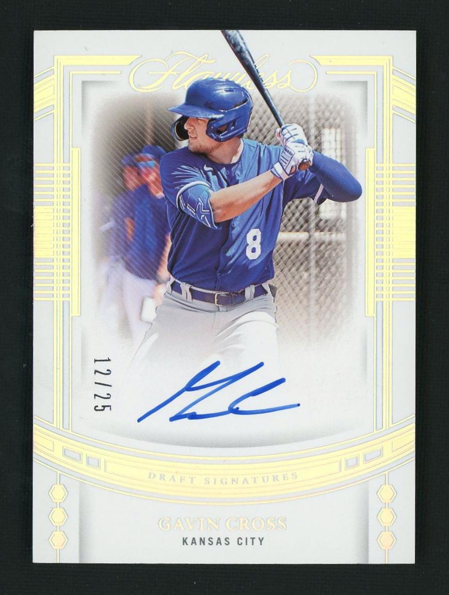 2023 Panini Flawless Draft Signatures Gavin Cross #DS-GC Auto /25