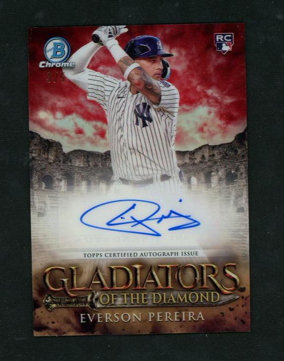 2024 Bowman Chrome Gladiators Everson Pereira #GDA-EP RC Auto