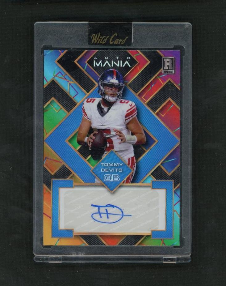 2023 Wild Card Mania AMSO-A Tommy DeVito Rookie Auto