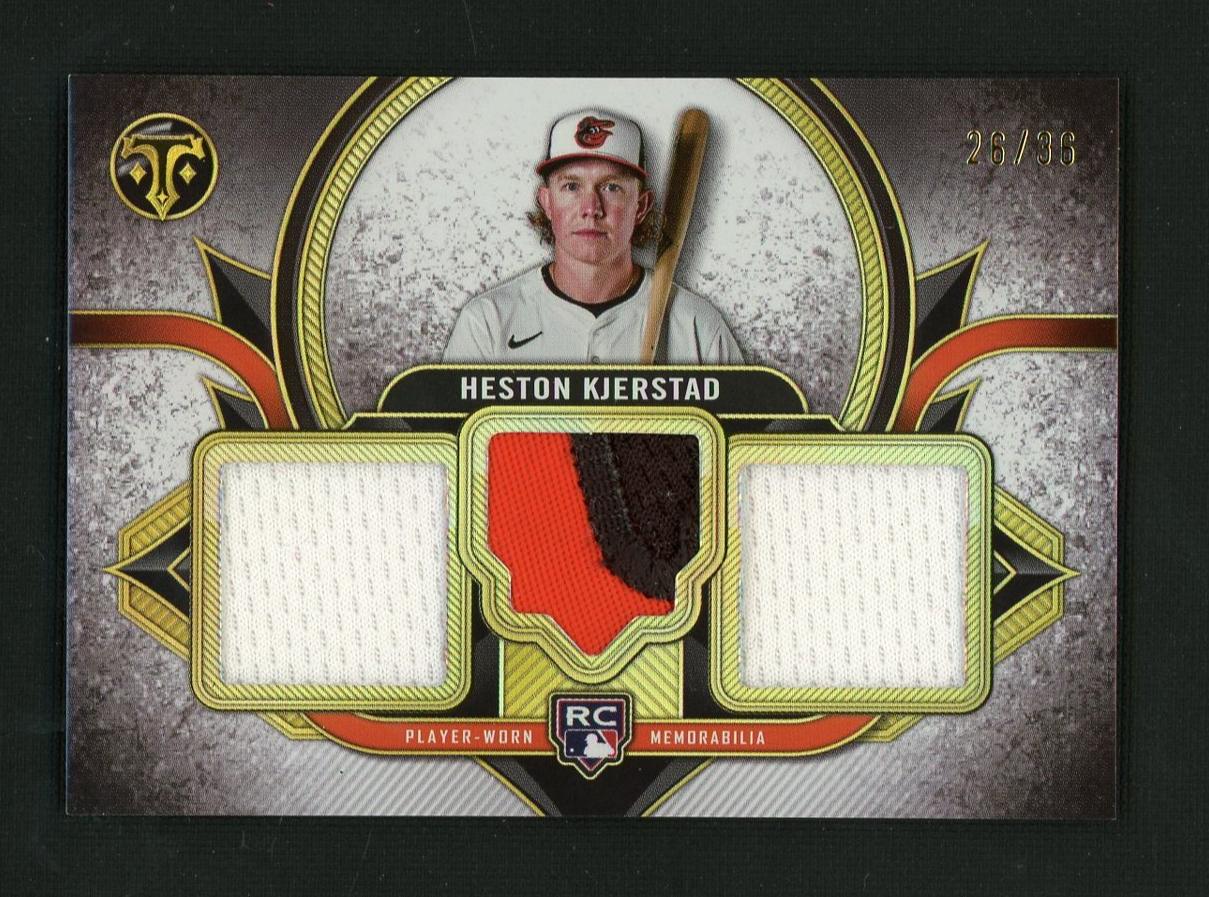 2024 Topps Triple Threads Heston Kjerstad #RTR-HK RC /36