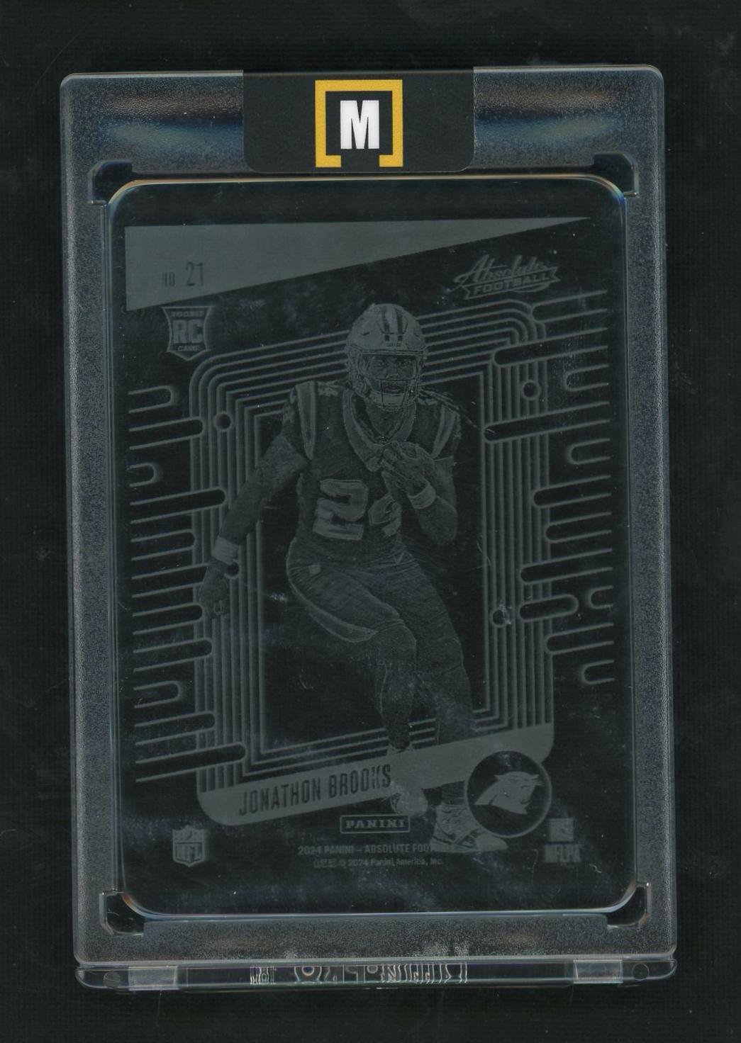 2023 Panini Absolute 21 Jonathon Brooks Printing Rookie