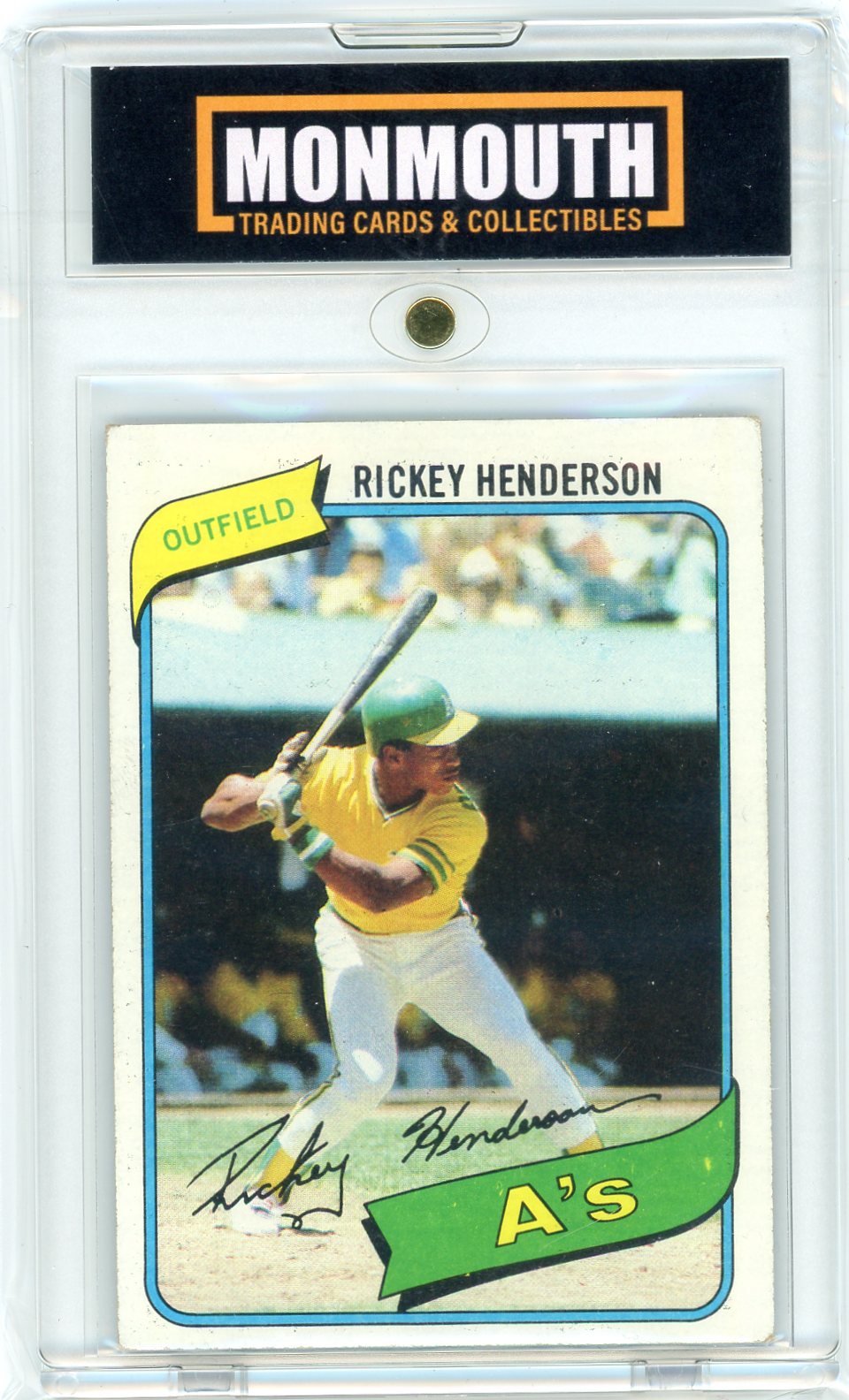 1980 Topps Rookie Rickey Henderson #482