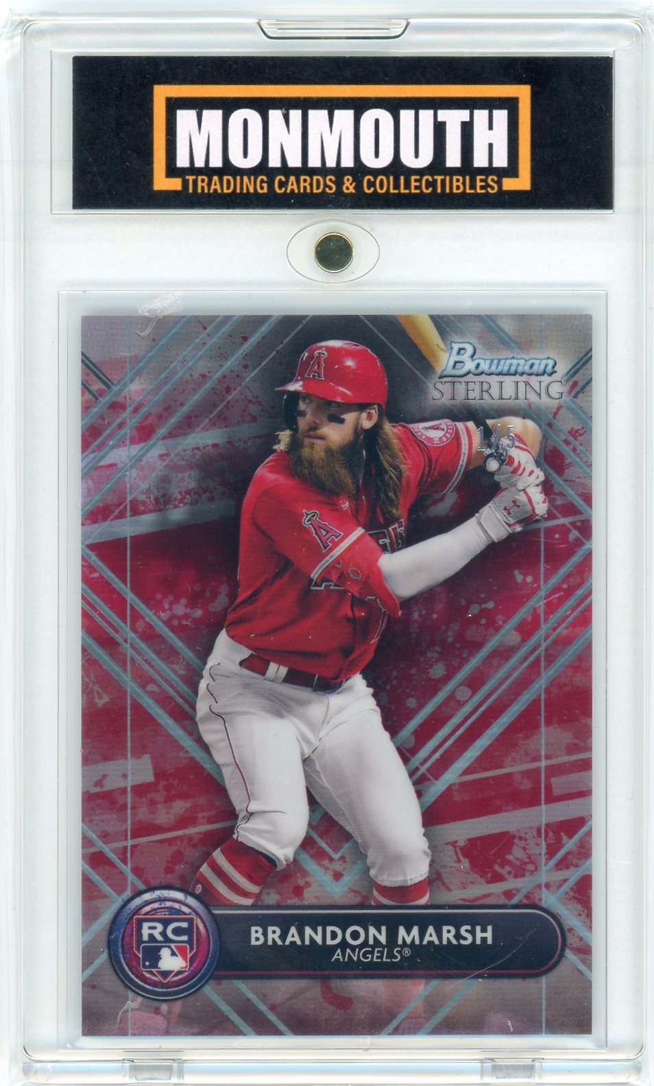 2022 Bowman Sterling Rookies Red Refractors Brandon Marsh #BSR26 /5