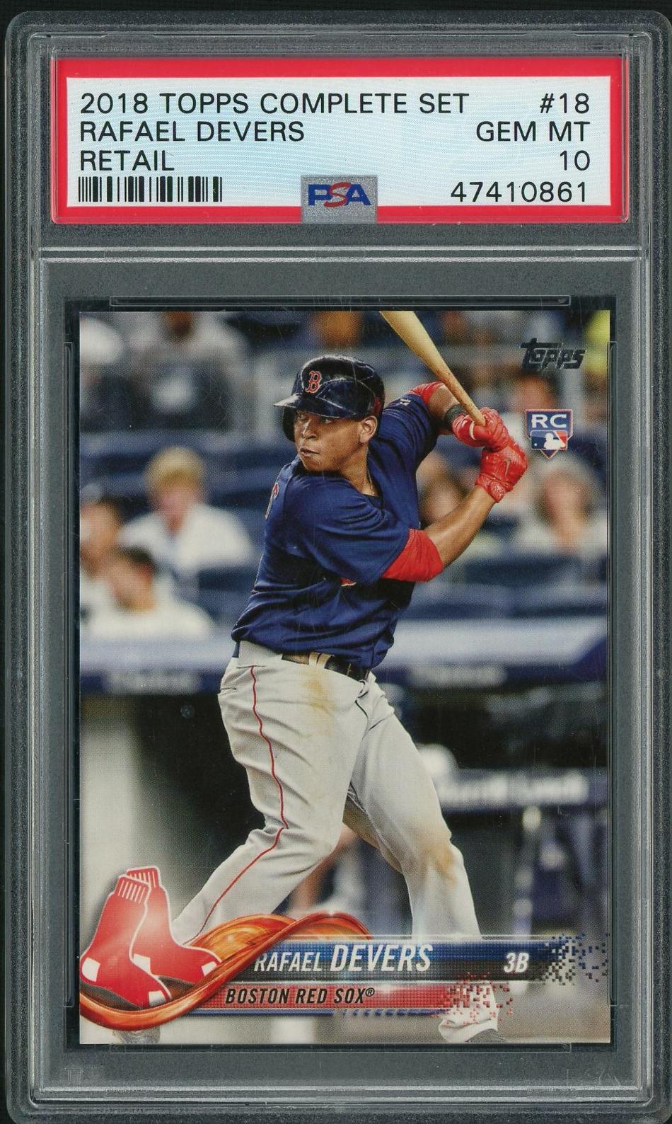 2018 Topps Retail Rafael Devers #18 RC PSA 10