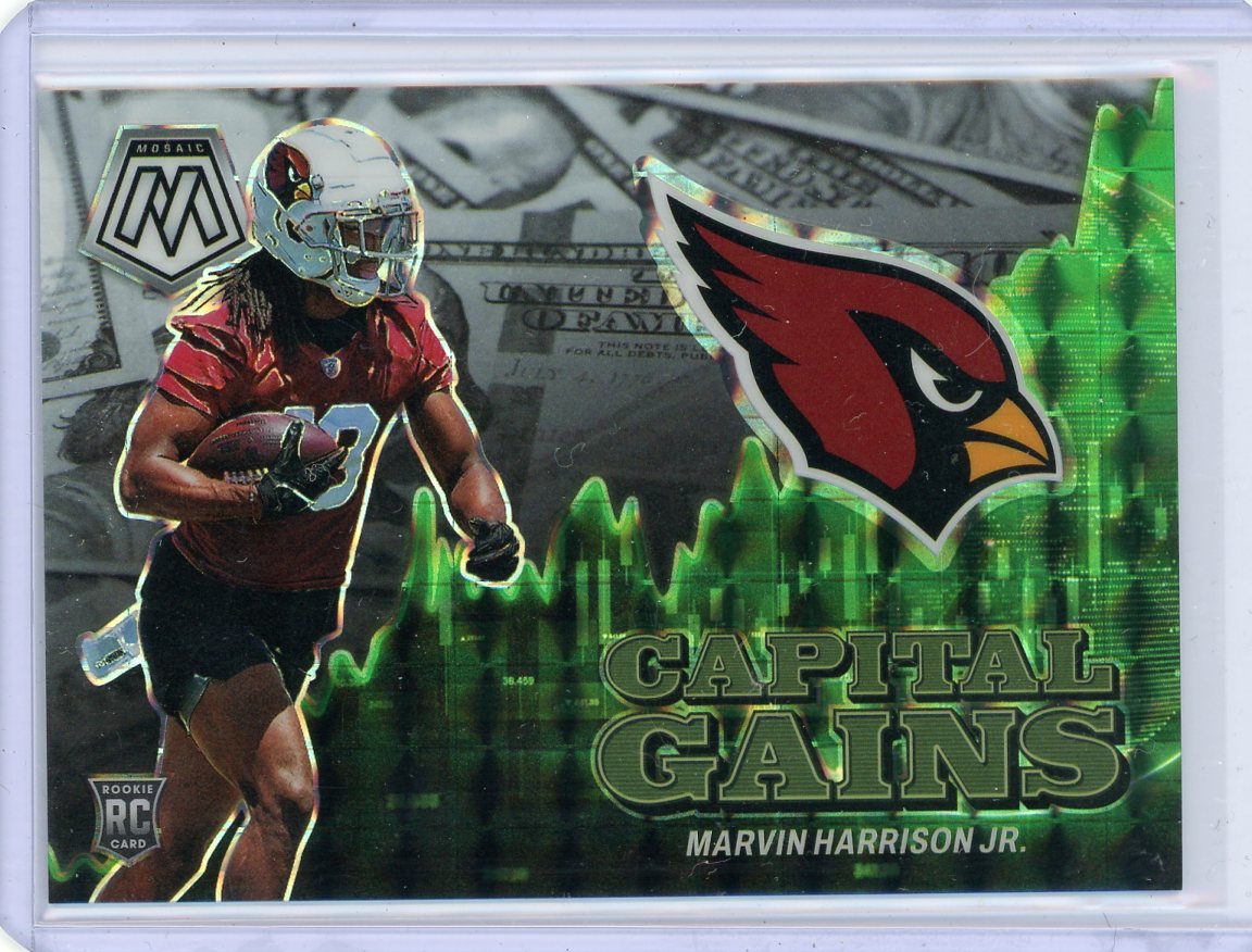 2024 Panini Prizm #22 Marvin Harrison Jr. Capital Gains Rookie /25 