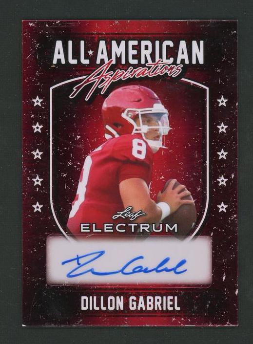 2024 Leaf Electrum All American Dillon Gabriel #AAA-DG1 Auto 1/2
