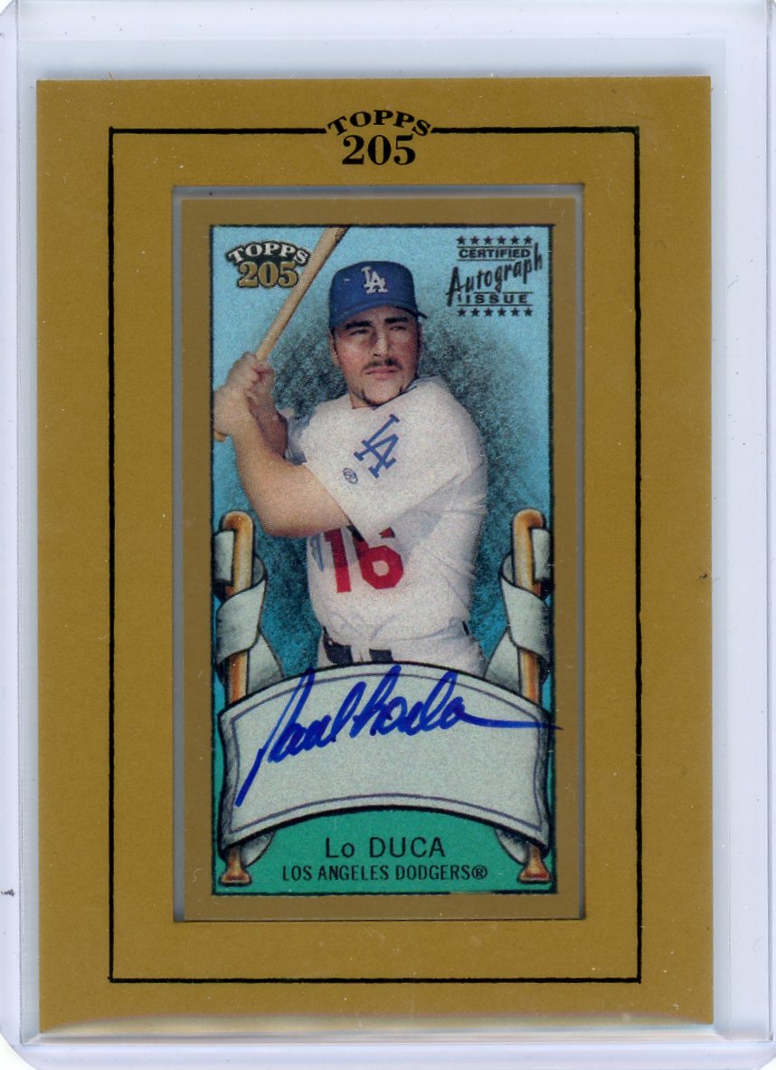 2003 Topps 205 #TA-PL Paul Lo Duca Auto Los Angeles Dodgers