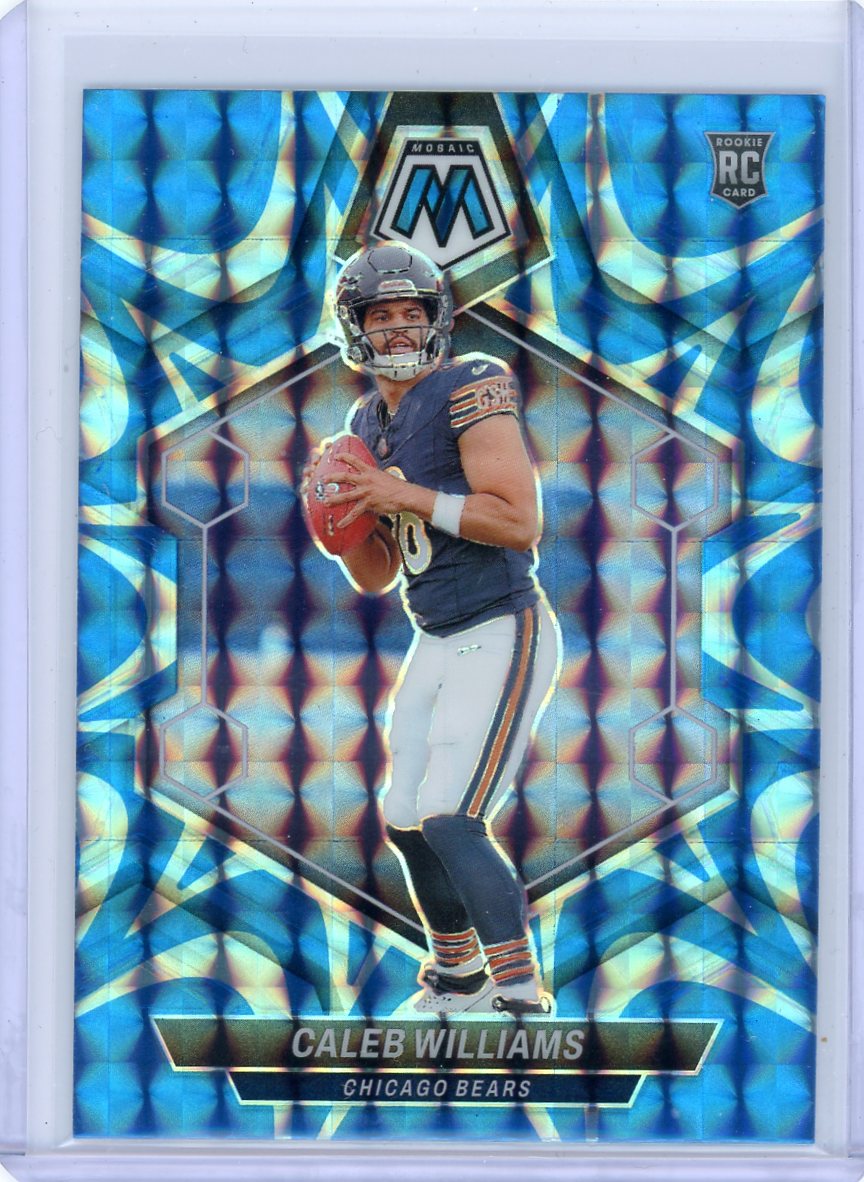 2024 Panini Mosaic #301 Caleb Williams Blue Rookie Chicago Bears