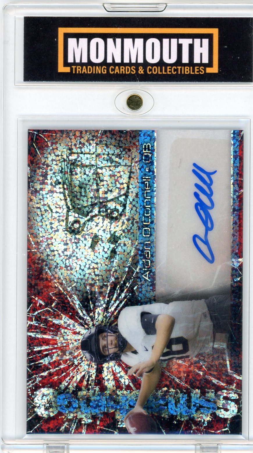 2023 Wild Card Alumination Smashing Crystal Holo Red Aidan O'Connell Auto /2