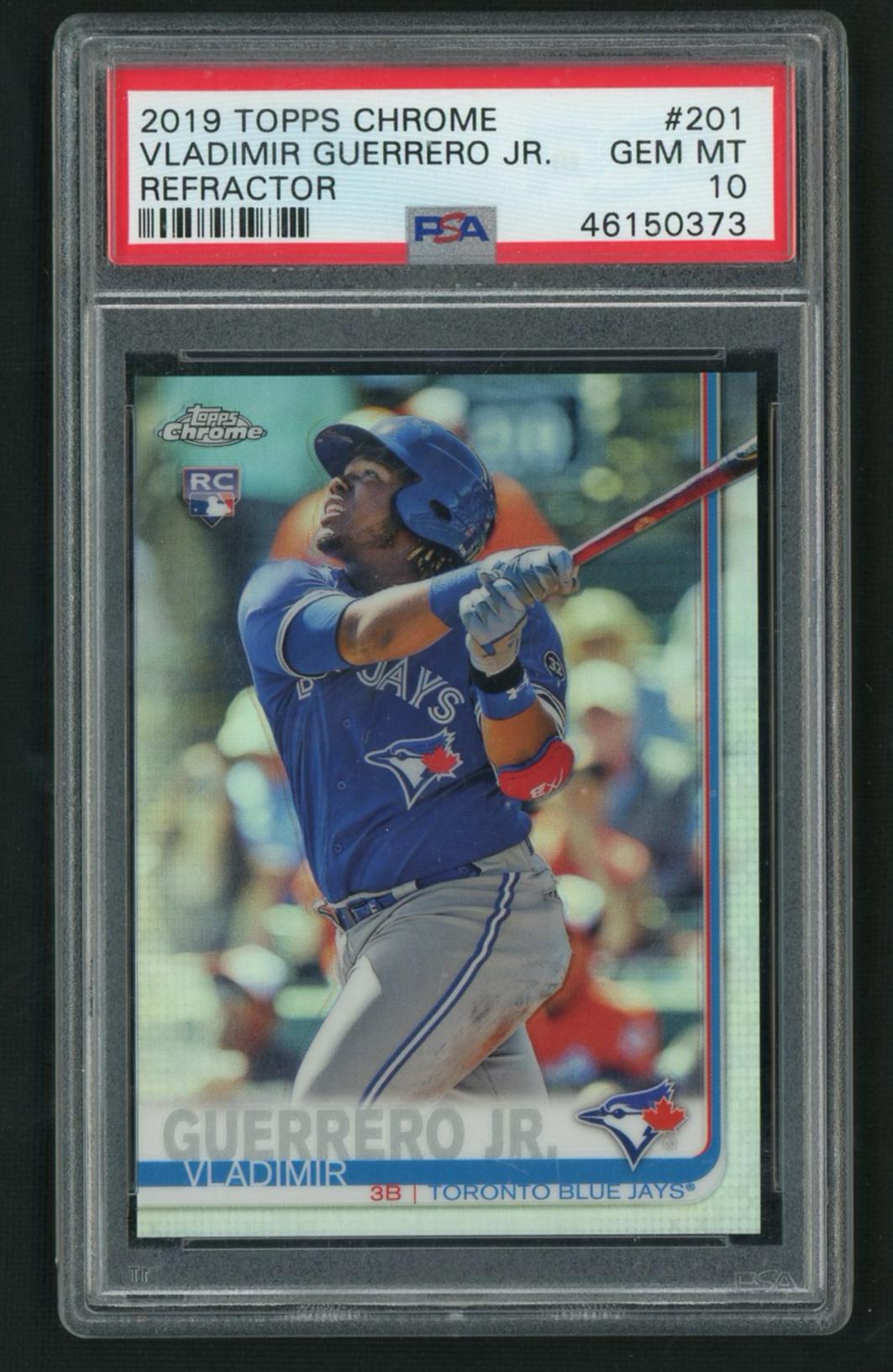 2019 Topps Chrome #201 Vladimir Guerrero Jr. Refractor PSA 10