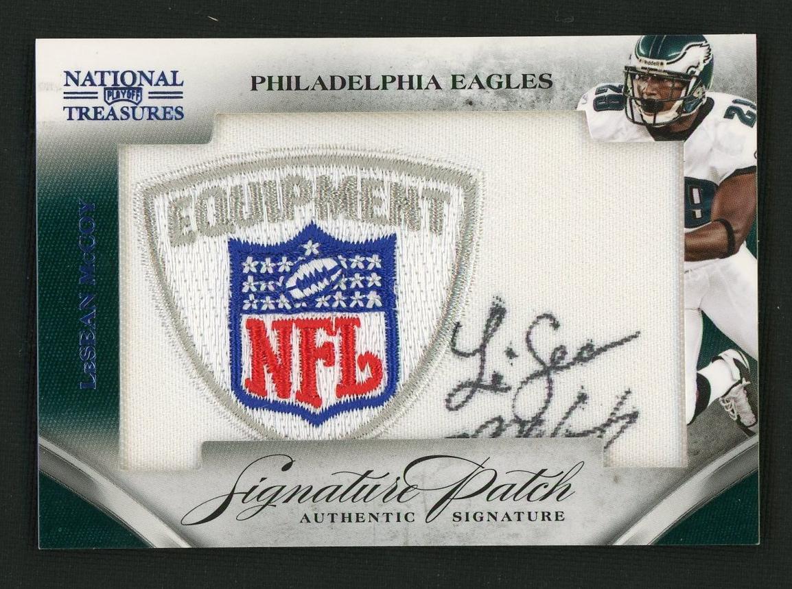 2009 Panini Donruss 21 LeSean McCoy National Treasures 25/25 Philadelphia Eagles Auto