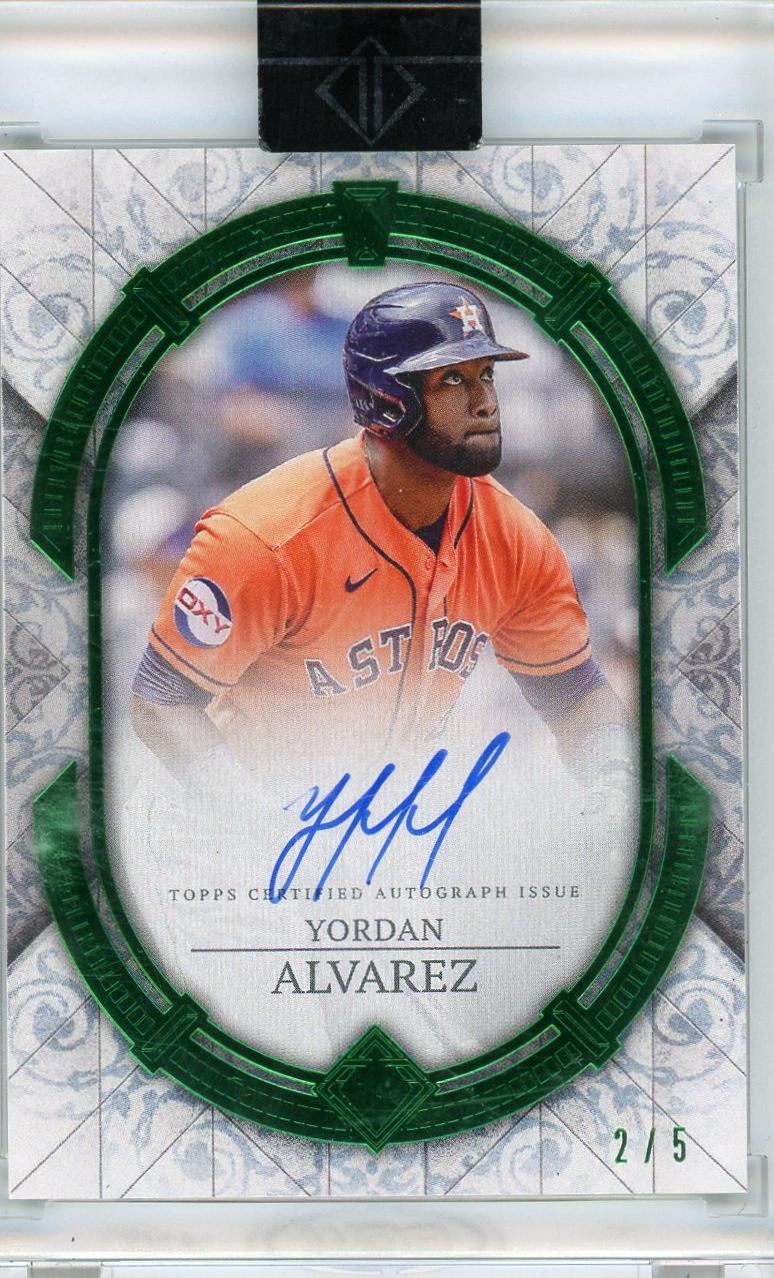 2024 Topps Yordan Alvarez #TCA-YA Auto /5