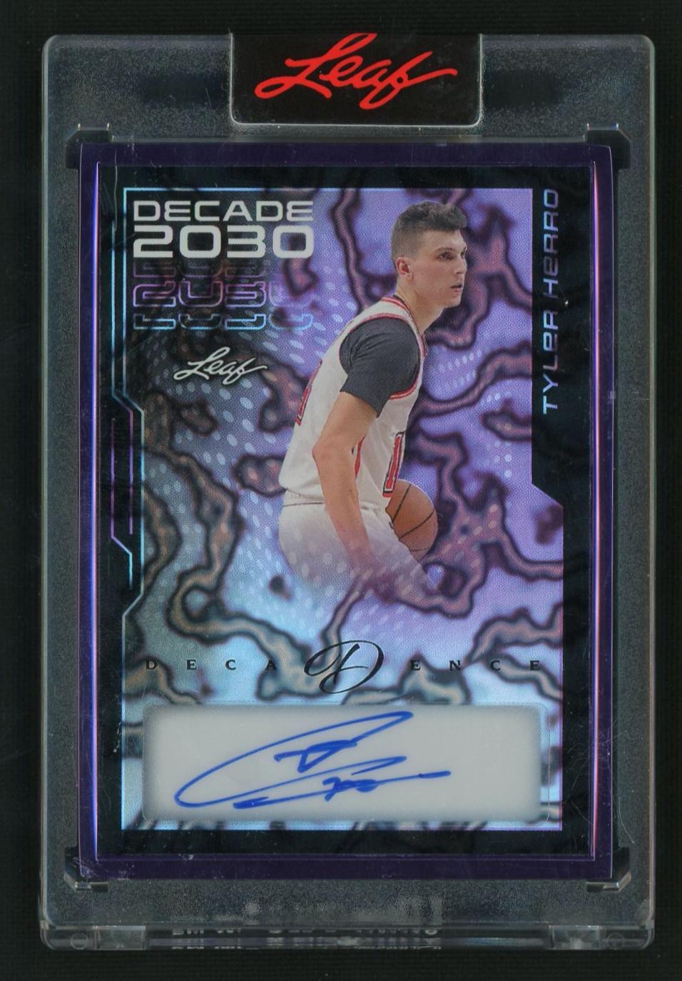 2024 Leaf Decade Tyger Herro #D30-TH1 Auto /5