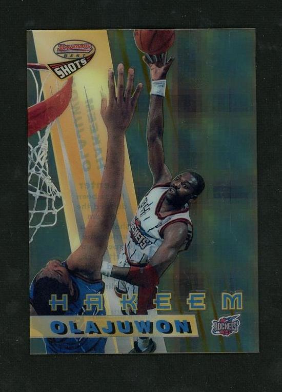 1994 Topps Stadium Club Hakeem Olajuwon Beam Team Houston Rockets
