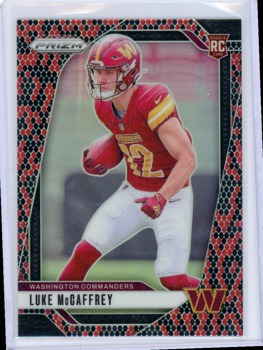 2024 Panini Prizm #367 Luke McCaffrey Rookie