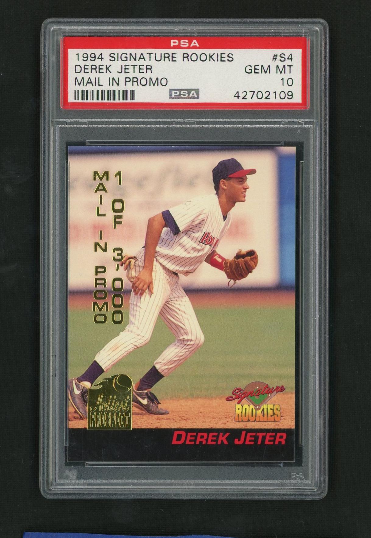 1994 Signature Rookies Mail In Promo Derek Jeter #S4 PSA 10
