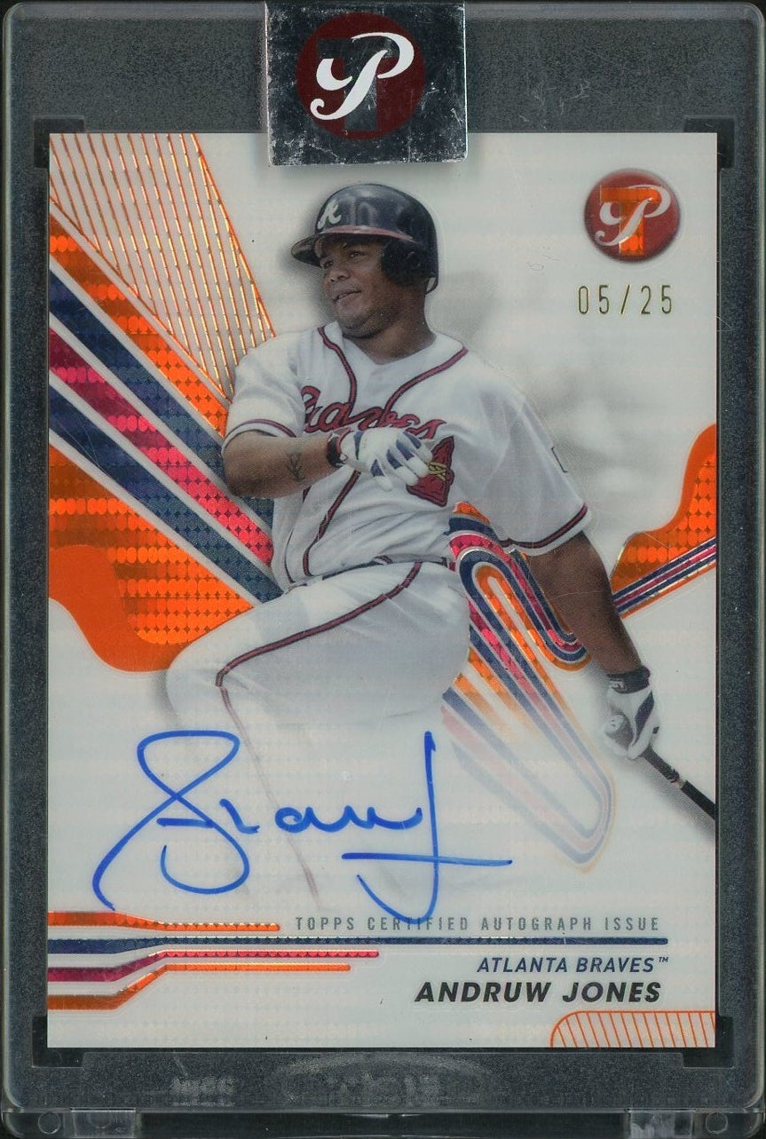 2024 Topps Pristine PA-AJ Andruw Jones Pristine /25 Atlanta Braves Auto