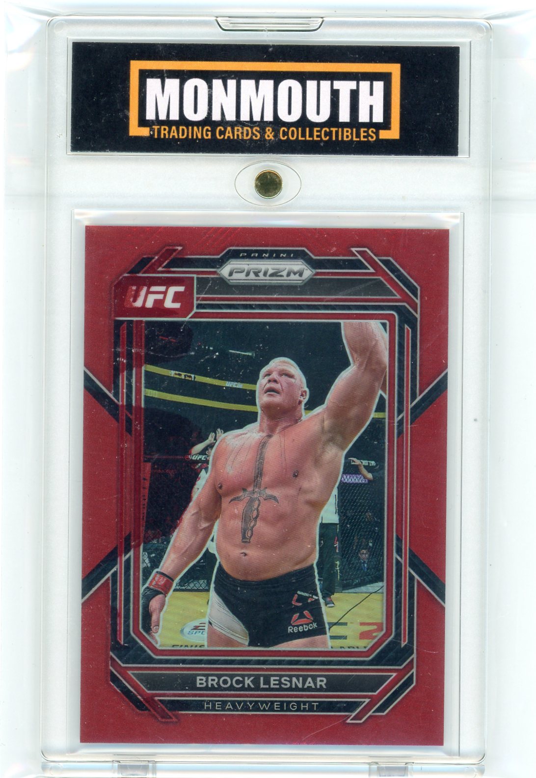 2023 Panini Prizm UFC Prizms Red Brock Lesnar #143 /199