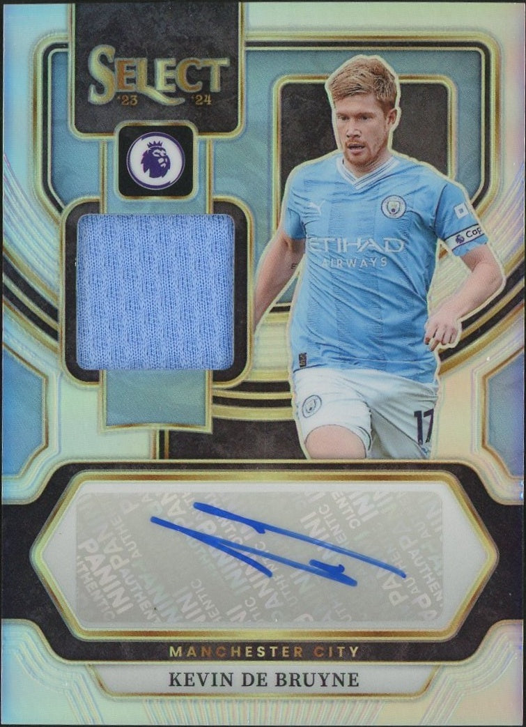 2023 Panini Select Jersey Auto #AM-KDB Kevin De Bruyne