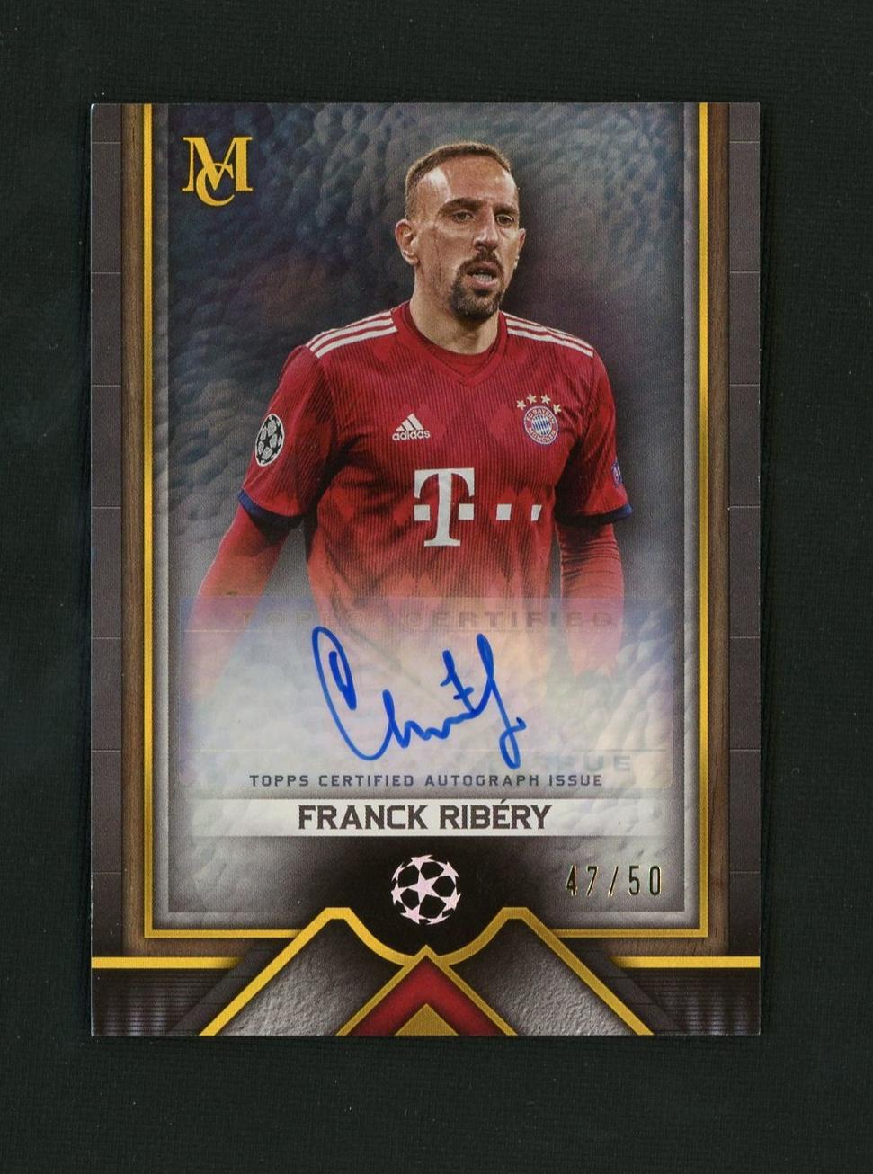 2023 Topps Museum Collection Archival Auto /50 #AA-FR3 Franck Ribéry