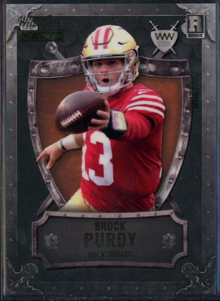 2022 Wild Card Weekend Warrior #WW-BP Brock Purdy Weekend Warrior Rookie